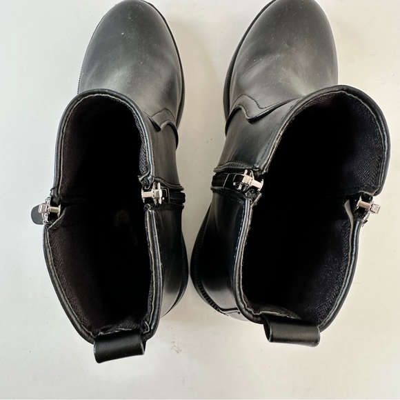 Women Black Boots with Side Zippers, Size: CN 37 (fits US 5.5) - Picture 8 of 10